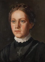 Portrait of Karoline Marie Larsen Lth